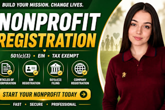 file form 501c3, nonprofit registration or 1023ez bylaws ein and tax exemptions
