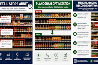 audit your retail store merchandising and planogram