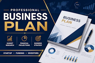 business plans, financial projections, market research and business strategy