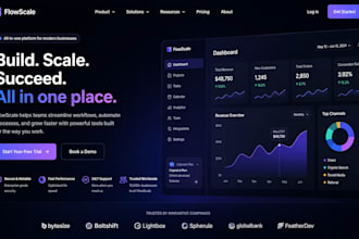 design webflow business website, ecommerce and booking website with webflow