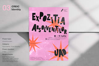 design a creative poster and promotional materials for you