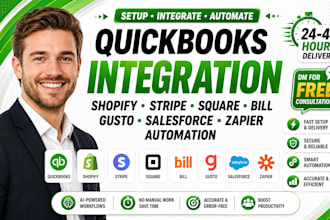 quickbooks integration shopify stripe square bill ramp gusto salesforce zapier