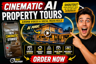 create cinematic ai video property tours and social media reels for airbnb