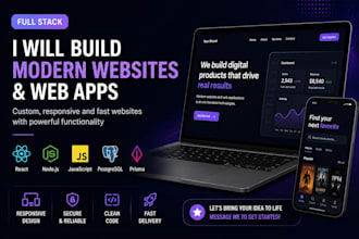 build full stack website
