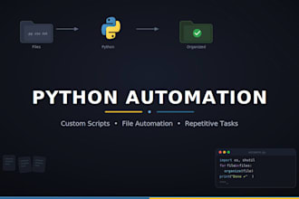create python scripts for task and automation