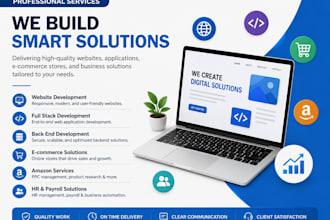 develop a website, erp system and HR payroll software