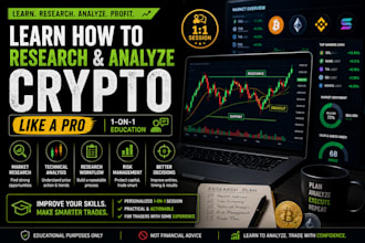 teach you how to research and analyze crypto like a pro