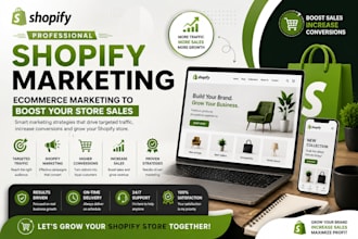 provide shopify marketing and ecommerce strategies to boost your sales
