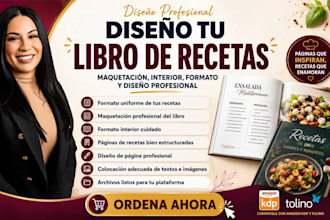 diseno tu libro de recetas maquetacion, interior, formato y diseno profesional