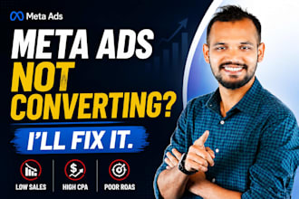 setup and optimize fb meta ads to fix low sales and high CPA