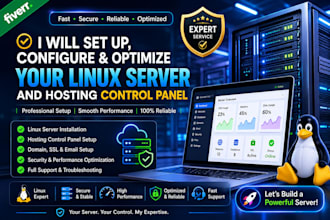 install, configure, and optimize your linux server and hosting control panel
