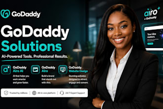 godaddy website design godaddy airo ai website design