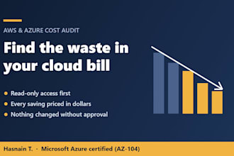 audit your AWS or azure bill and cut wasted cloud spend