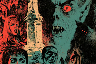 draw horror and dark fantasy illustrations