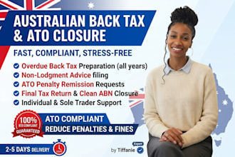 catch up overdue back tax returns and final tax closure for australia ato