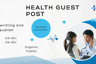 publish high authority health and fitness guest post with backlink