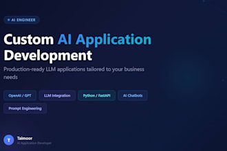 build an ai application using openai, llms, and python