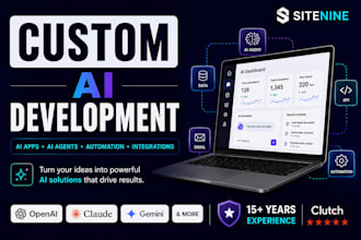 build a custom ai app, ai agent or ai software