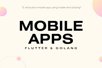 develop mobile applications and backend apis