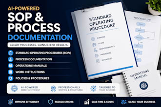 create ai powered sops, process documentation and operations manuals