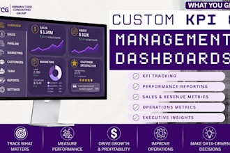create professional KPI and management dashboards
