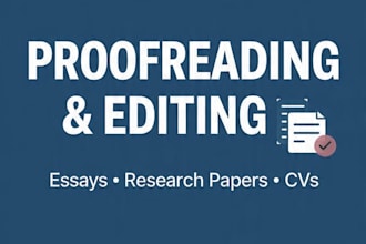 proofread and edit essays