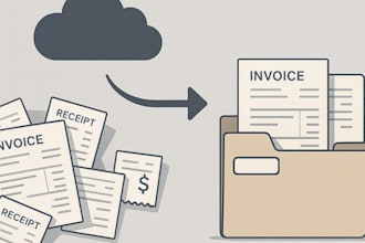 organize financial documents with a secure filing system