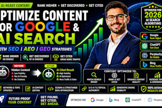 optimize your content for ai search with SEO aeo GEO