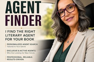 research verified literary agents for your book genre