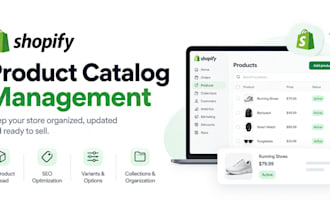 do shopify product catalog management