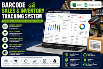create barcode sales and inventory tracking system in excel