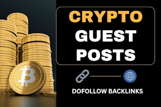 write and publish crypto guest posts with dofollow backlinks