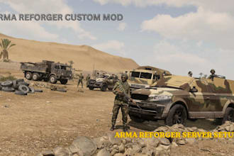 make arma reforger server setup, arma reforger weapons, map creation, arma mod