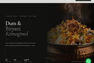 build a custom responsive website with html css javascript