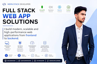 build full stack web applications,including e commerce, blog site and dashboards