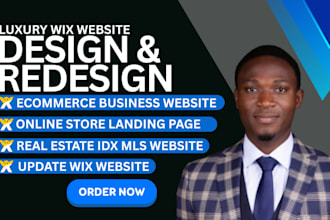 design redesign professional luxury wix wordpress website to elevate your brand