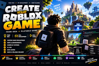 create a complete custom roblox game from scratch
