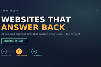 build you an ai website with a built in chat agent