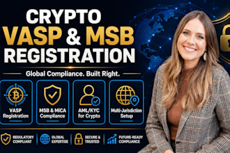 register your crypto business as vasp msb with aml compliance