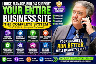 host, manage, build, support your complete gohighlevel site