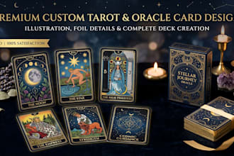 design tarot cards oracle decks and spiritual card deck artwork