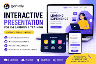 create a genially interactive presentation for elearning and training
