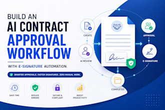 build an ai contract approval workflow with esignature automation