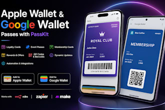 create apple wallet and google wallet passes with passkit