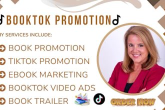 viral booktok promotion tiktok book sales ebook promotion usa booktok author smm