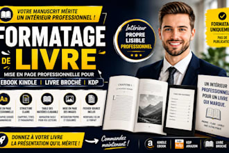 formater professionnellement votre ebook kindle, livre broché et livre KDP