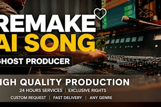 remake and recreate you suno ai song, to high professional quality song