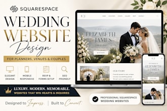 build squarespace wedding websites that turn visitors into inquiries and booking