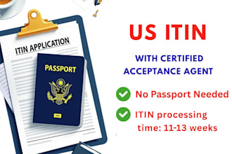 apply for us itin as irs caa