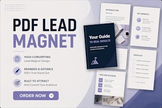 design lead magnet, PDF lead magnet, canva ebook and workbook